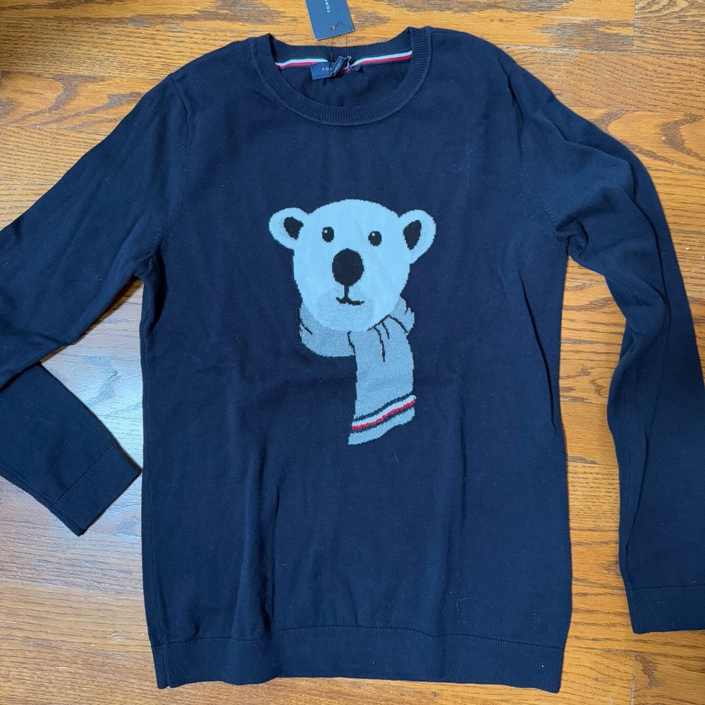NWT Tommy Hilfiger Christmas sweater  Polar Bear Sz S $69